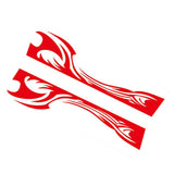 Max Maxb 2pcs Car Rear View Side Mirror Body Stripe Vinyl Sticker DIY Graphic Red