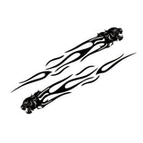 Max Maxb Car Body Scratch Sticker Self-Adhesive Side Truck Vinyl Graphics Decal Black