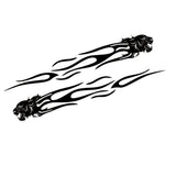 Max Maxb Car Body Scratch Sticker Self-Adhesive Side Truck Vinyl Graphics Decal Black