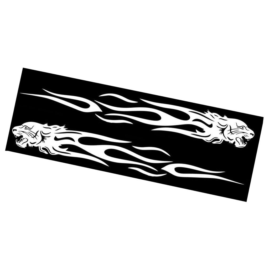 Max Maxb Car Body Scratch Sticker Self-Adhesive Side Truck Vinyl Graphics Decal White
