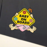 Max Maxb Baby on Board Warning Safety Sign Car Decal Vinyl Warning Sticker 11x10cm