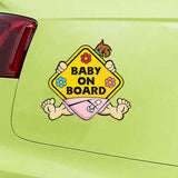 Max Maxb Baby on Board Warning Safety Sign Car Decal Vinyl Warning Sticker 11x10cm