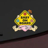 Max Maxb Baby on Board Warning Safety Sign Car Decal Vinyl Warning Sticker 11x10cm