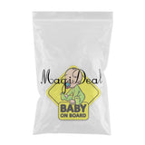 Max Maxb Baby on Board Warning Safety Sign Car Decal Vinyl Warning Sticker 15x15cm
