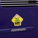Max Maxb Baby on Board Warning Safety Sign Car Decal Vinyl Warning Sticker 15x15cm