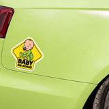 Max Maxb Baby on Board Warning Safety Sign Car Decal Vinyl Warning Sticker 15x15cm