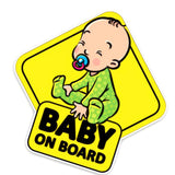 Max Maxb Baby on Board Warning Safety Sign Car Decal Vinyl Warning Sticker 15x15cm