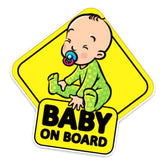 Max Maxb Baby on Board Warning Safety Sign Car Decal Vinyl Warning Sticker 15x15cm