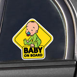 Max Maxb Baby on Board Warning Safety Sign Car Decal Vinyl Warning Sticker 15x15cm