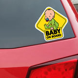 Max Maxb Baby on Board Warning Safety Sign Car Decal Vinyl Warning Sticker 15x15cm