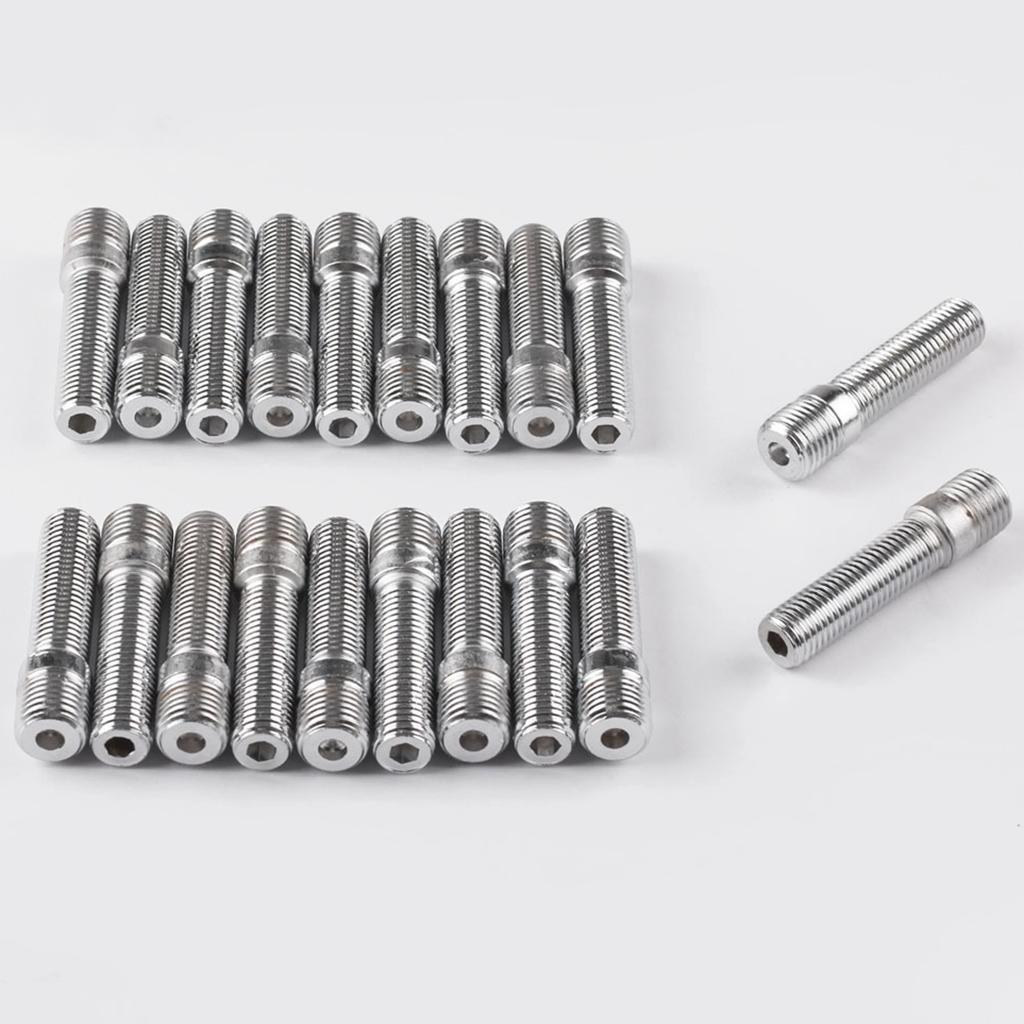 Max Maxb 20x Extend Wheel Stud Conversion Lug Bolts Screw Adapter M14*1.25 to M12*1.5