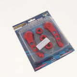 Maxbell 2x 0.39" Aluminum Car SUV Window Winder Glass Door Cranks Handles Red