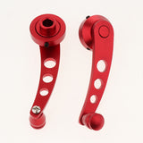 Maxbell 2x 0.39" Aluminum Car SUV Window Winder Glass Door Cranks Handles Red