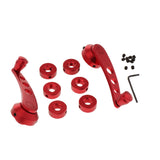 Maxbell 2x 0.39" Aluminum Car SUV Window Winder Glass Door Cranks Handles Red