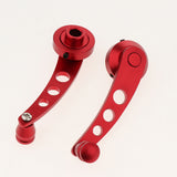 Maxbell 2x 0.39" Aluminum Car SUV Window Winder Glass Door Cranks Handles Red