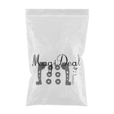 Maxbell 2x 0.39" Aluminum Car SUV Window Winder Glass Door Cranks Handles Black