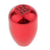 Maxbell 5 Speed Car Manual Shift Knob Gear Stick Shifter Lever Aluminum Alloy Red