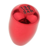 Maxbell 5 Speed Car Manual Shift Knob Gear Stick Shifter Lever Aluminum Alloy Red