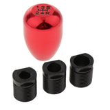 Maxbell 5 Speed Car Manual Shift Knob Gear Stick Shifter Lever Aluminum Alloy Red