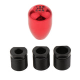 Maxbell 5 Speed Car Manual Shift Knob Gear Stick Shifter Lever Aluminum Alloy Red