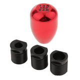 Maxbell 5 Speed Car Manual Shift Knob Gear Stick Shifter Lever Aluminum Alloy Red