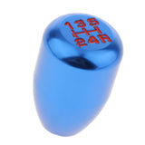 Maxbell 5 Speed Car Manual Shift Knob Gear Stick Shifter Lever Aluminum Alloy Blue