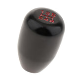 Maxbell 5 Speed Car Manual Shift Knob Gear Stick Shifter Lever Aluminum Alloy Black