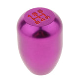 Maxbell 5 Speed Car Manual Shift Knob Gear Stick Shifter Lever Aluminum Alloy Purple