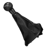 Maxbell 5-Speed Vehicle Gear Shift Knob Gaiter Boot Cover For Peugeot 207 307 CC 308