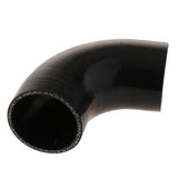 Maxbell 90 Degree 5mm Hose Turbo Silicone Elbows Coupler Pipe Hose  Black