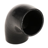 Maxbell 90 Degree 5mm Hose Turbo Silicone Elbows Coupler Pipe Hose  Black