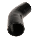 Max Maxb 102mm 45 Degree 4 ply Silicone Elbows Turbo Hose Racing Coupler Pipe Black