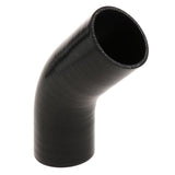 Max Maxb 102mm 45 Degree 4 ply Silicone Elbows Turbo Hose Racing Coupler Pipe Black