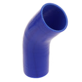 Max Maxb 102mm 45 Degree 4 ply Silicone Elbows Turbo Hose Racing Coupler Pipe Blue