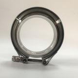 Max Maxb Car V-Band Clamp,Exhaust pipe clamp -304 Stainless Steel Silver 2.25inch