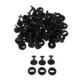 Max Maxb 50 Pieces Push Type Car Mat Buckle Carpet Auto Fixed Clamp Rivet Foot Pad