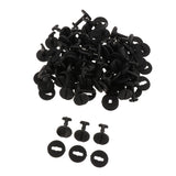 Max Maxb 50 Pieces Push Type Car Mat Buckle Carpet Auto Fixed Clamp Rivet Foot Pad