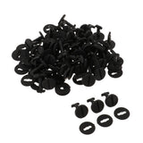 Max Maxb 50 Pieces Push Type Car Mat Buckle Carpet Auto Fixed Clamp Rivet Foot Pad