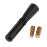 Maxbell Antenna Mini 6cm/2.4inch Car Universal Radio Mast short Alloy Aluminum Black