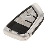 Maxbell Key Fob Remote Cover Protector Shell Case Cover for BMW X5 X6 Silver