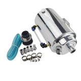 Max Universal 200ml Aluminum Oil Catch Can Reservoir Tank with Breather Filter