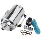 Max Universal 200ml Aluminum Oil Catch Can Reservoir Tank with Breather Filter
