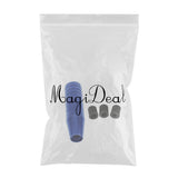 Maxbell 180mm Metal Manual Car Gear Stick Shifts Lever with Adaptors Blue
