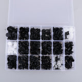 Max 435Pcs Car Body Trim Clips Retainer Bumper Rivets Screw Panel Fastener Kit