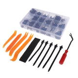 Max 435Pcs Car Body Trim Clips Retainer Bumper Rivets Screw Panel Fastener Kit