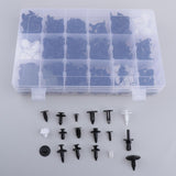Max 435Pcs Car Body Trim Clips Retainer Bumper Rivets Screw Panel Fastener Kit