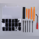 Max 435Pcs Car Body Trim Clips Retainer Bumper Rivets Screw Panel Fastener Kit
