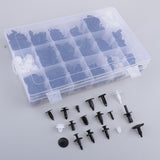 Max 435Pcs Car Body Trim Clips Retainer Bumper Rivets Screw Panel Fastener Kit