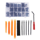 Max 435Pcs Car Body Trim Clips Retainer Bumper Rivets Screw Panel Fastener Kit