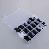 Max 435Pcs Car Body Trim Clips Retainer Bumper Rivets Screw Panel Fastener Kit